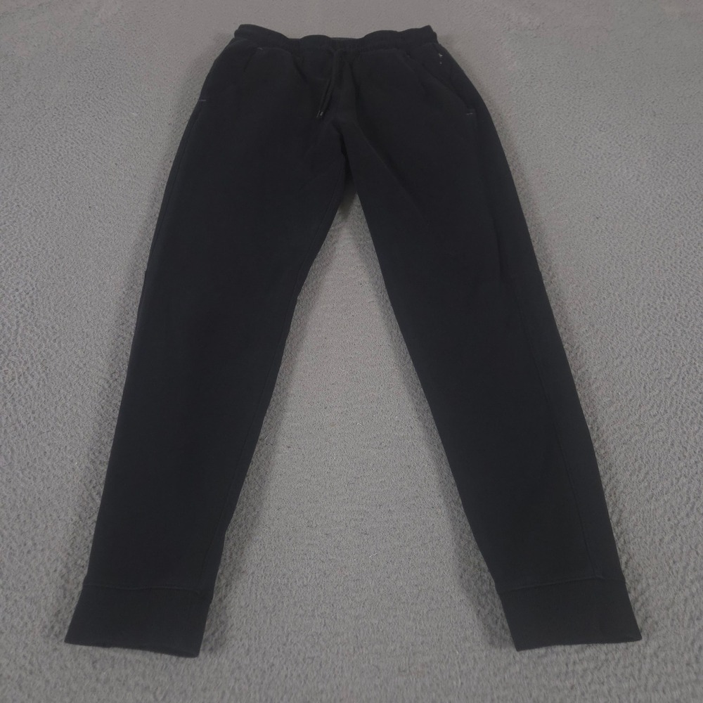 Old Navy Pants Mens Small Black Dynamic Fleece 4-Way Stretch Joggers Tapered Leg